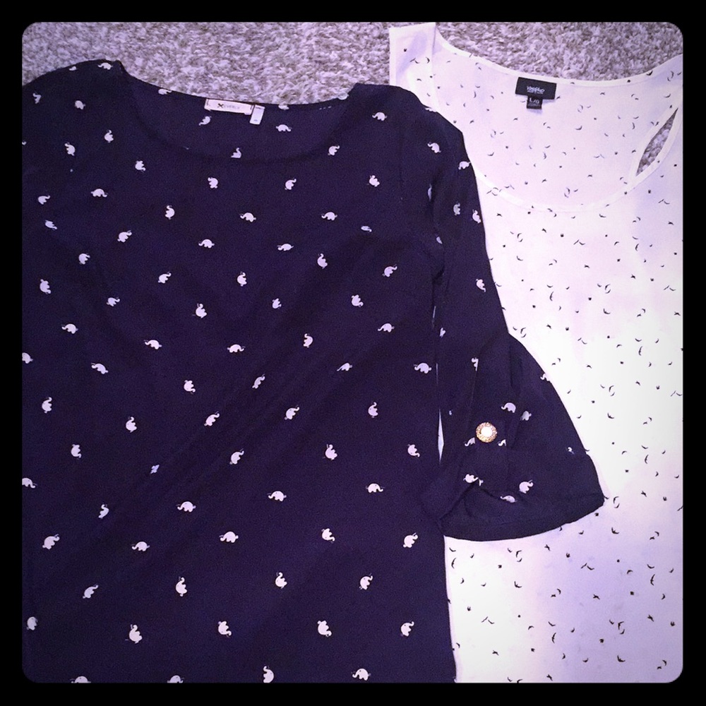 Light Weight printed blouse and tank